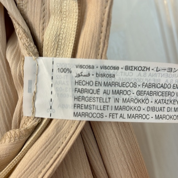 NWT ZARA viscose high waisted pants - Picture 7 of 9